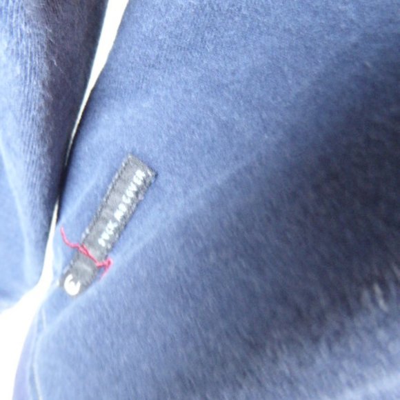 DUCK & COVER navy zip card-jacket athliesure cotton terry M - Picture 7 of 7